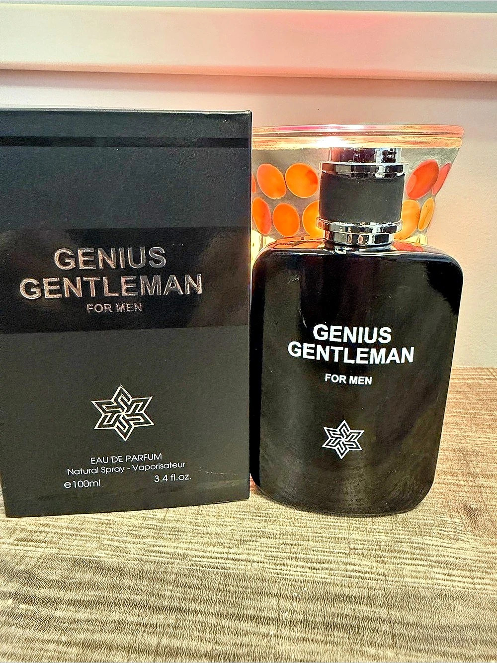 Fragrance World Genius Gentleman Men's Black NWT